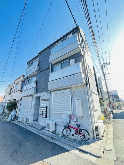 シャンテお花茶屋　宝町　１Rルームの建物外観