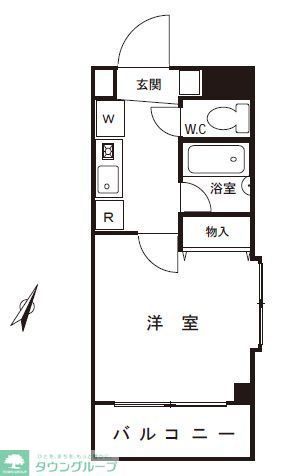 川崎市高津区下作延のマンションの間取り