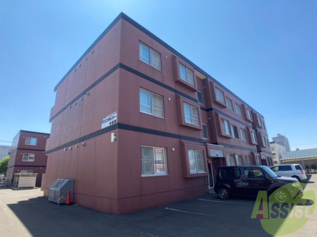 建物外観　札幌市北区屯田６条「クリスタルリバー参番館」