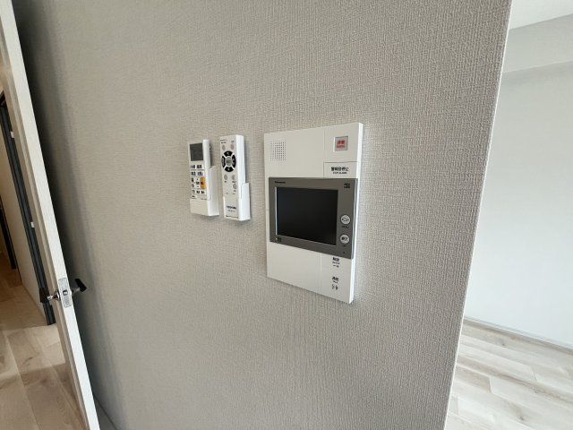 セキュリティ　モニター付きインターホンです