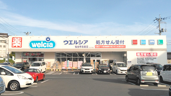 ドラックストア　ウエルシア仙台市名坂店（ドラッグストア）まで1232m