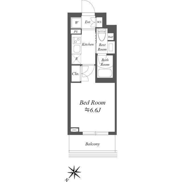 ストーリア市川行徳の間取り