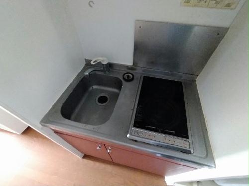 キッチン　シングルレバー設置