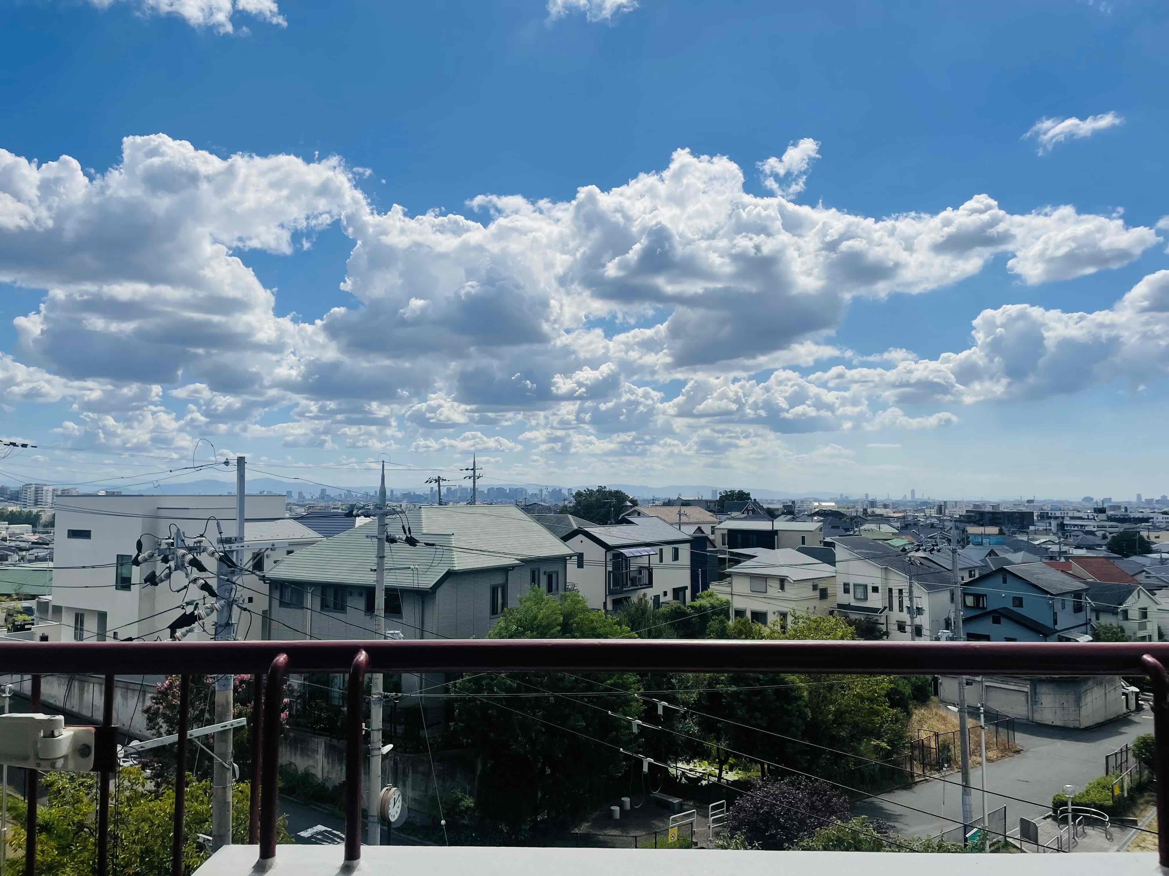 眺望　バルコニーからの眺望