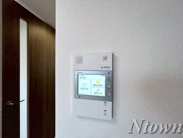 セキュリティ　モニター付きインターフォンです