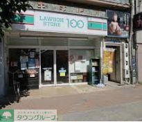 コンビニ　ローソンストア100亀島店（コンビニ）まで100m