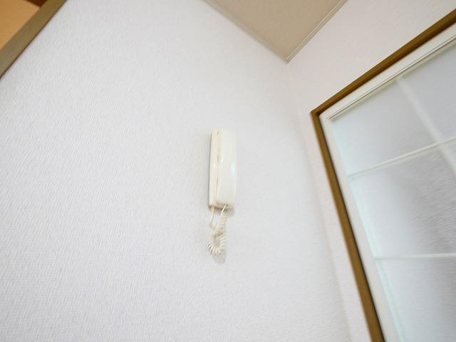 セキュリティ　インターホンが付いてます