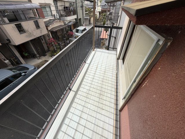 バルコニー　お洗濯にも便利なバルコニー付き