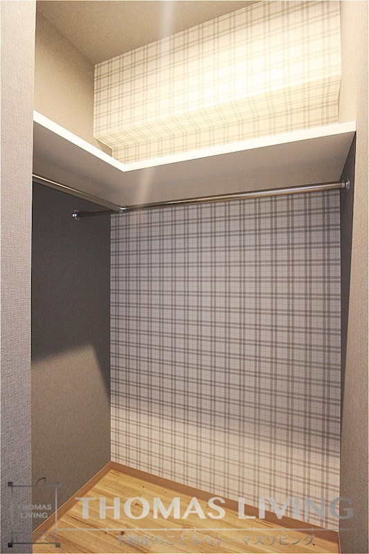 収納　ウォークインクローゼットです。