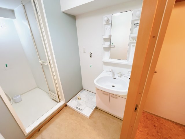 洗面設備　別部屋反転間取りのお写真となります。