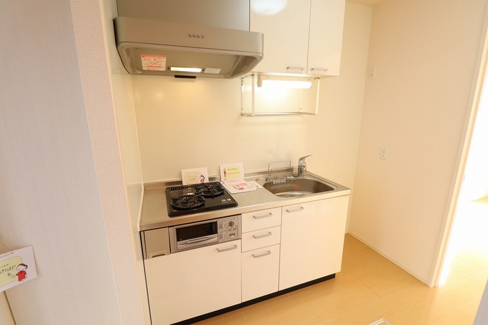 キッチン　システムキッチン（2口ガスコンロ付き）