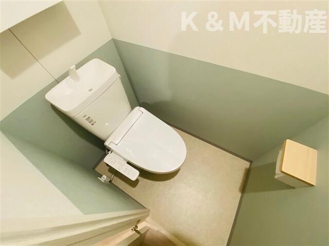 トイレ　ゆったりとした空間のトイレです