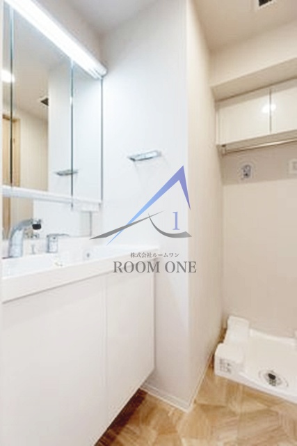 洗面設備　洗面台です。