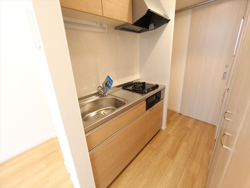 キッチン　キッチン　２口コンログリル付（窓はありません）