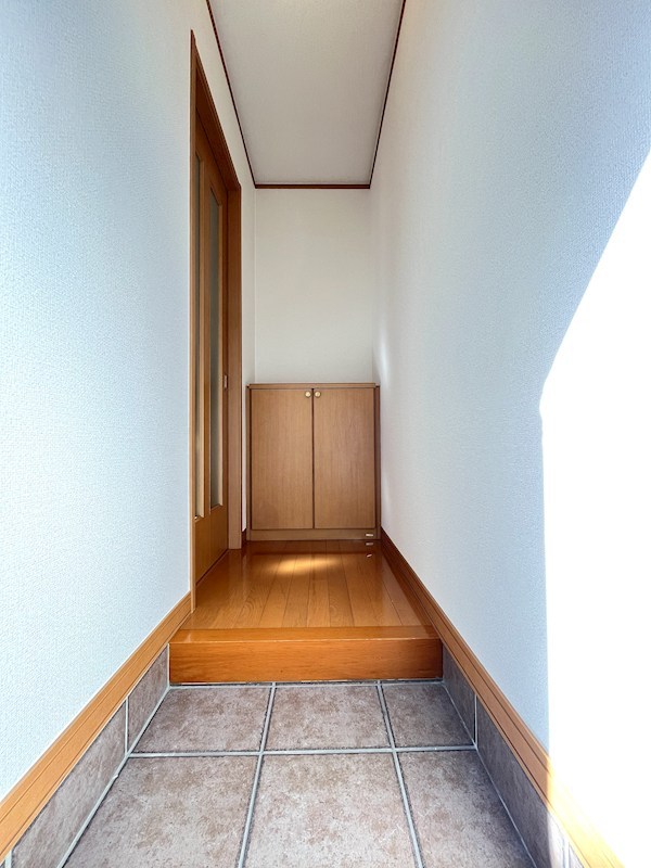 玄関　明るい玄関です