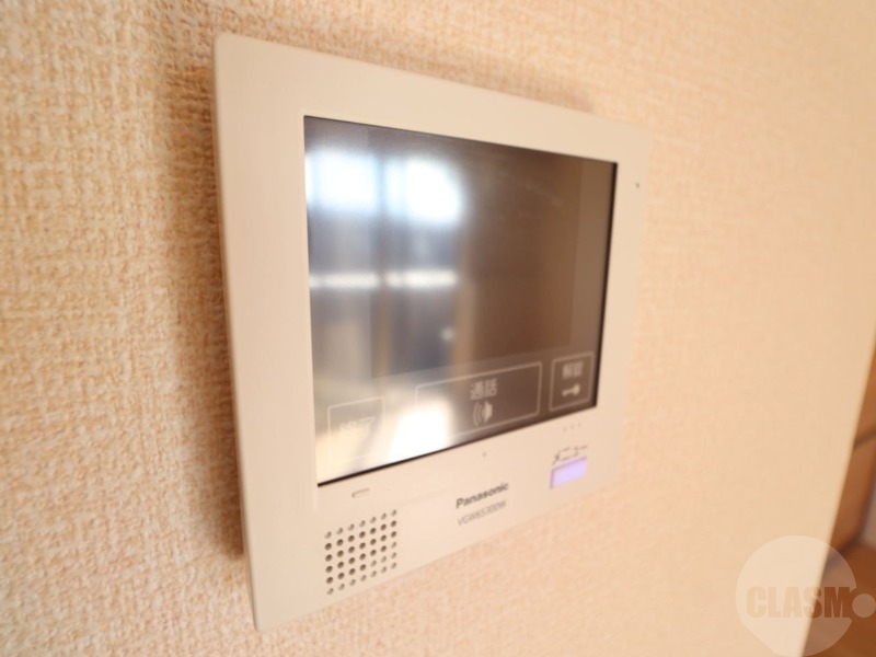 セキュリティ　モニター付きインターフォンで安心です