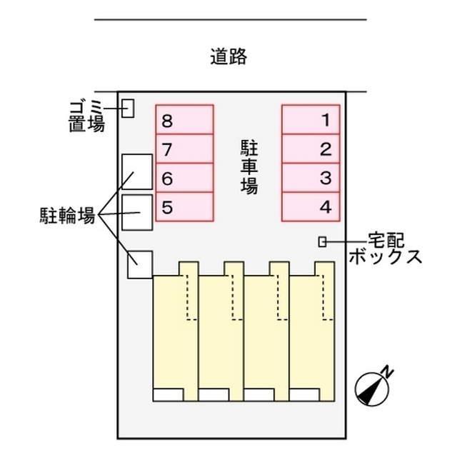 駐車場　配置図