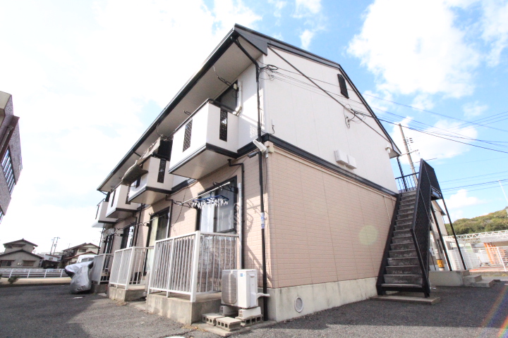 建物外観　児島下の町の1Kアパート☆