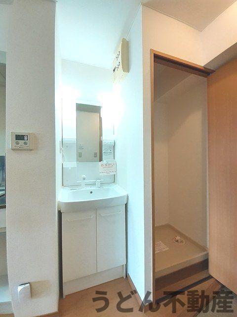 洗面設備　うどん県のお部屋探しはうどん不動産へ うどんちゃんとLINE