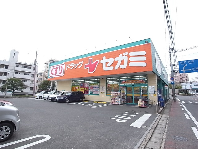 ドラックストア　ドラッグセガミ平尾山荘通り店（ドラッグストア）まで482m