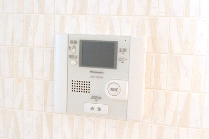 セキュリティ　モニター付きインターホンです♪