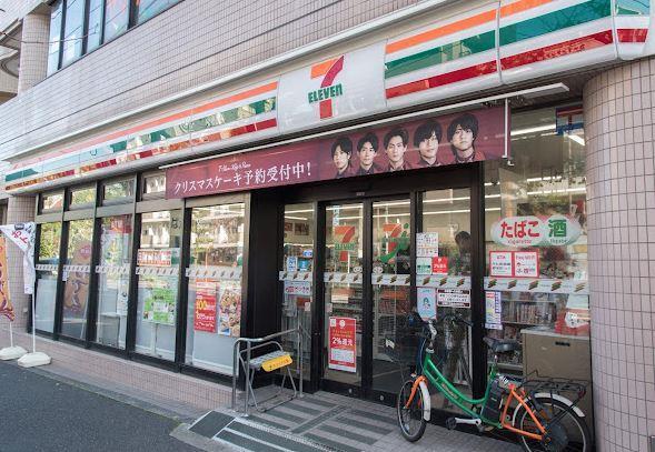 コンビニ　セブンイレブン 品川西旗の台店（コンビニ）まで90m