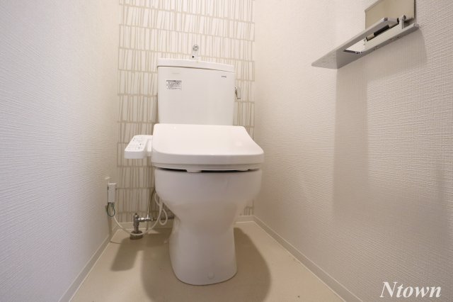 トイレ　ゆったりとした空間のトイレです