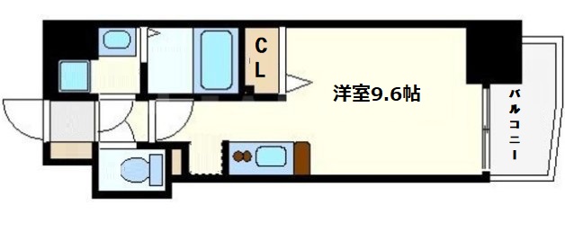 アクアプレイス南堀江の間取り写真