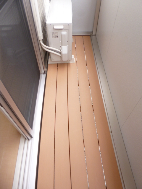 バルコニー　※反転タイプのお部屋の写真です