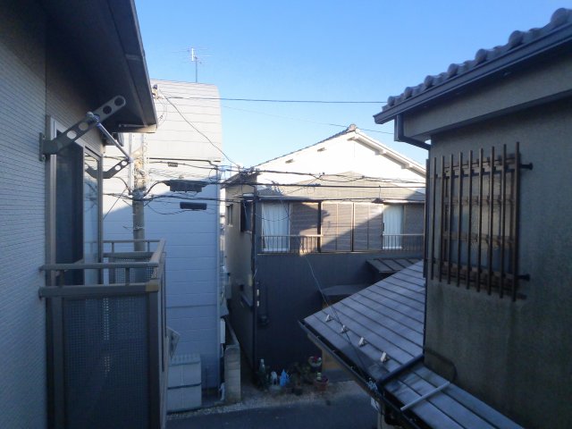 眺望　開放感のある２階からの眺望。