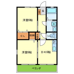 エーデルハイムの間取り写真