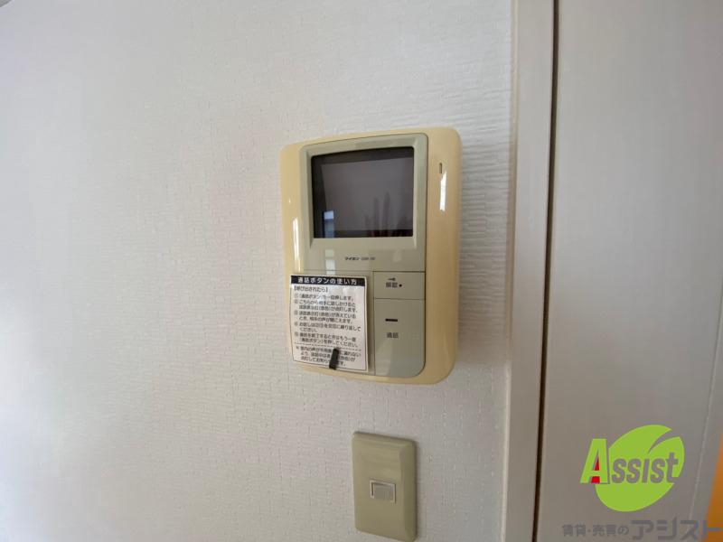 セキュリティ　インターホンで来客確認ができます。安心ですね。