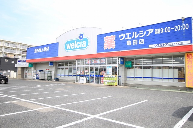 ドラックストア　ウエルシア薬局亀田店（ドラッグストア）まで792m