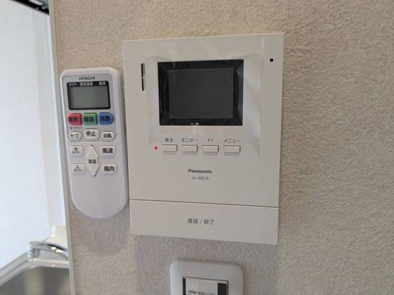 セキュリティ　※別部屋の写真です