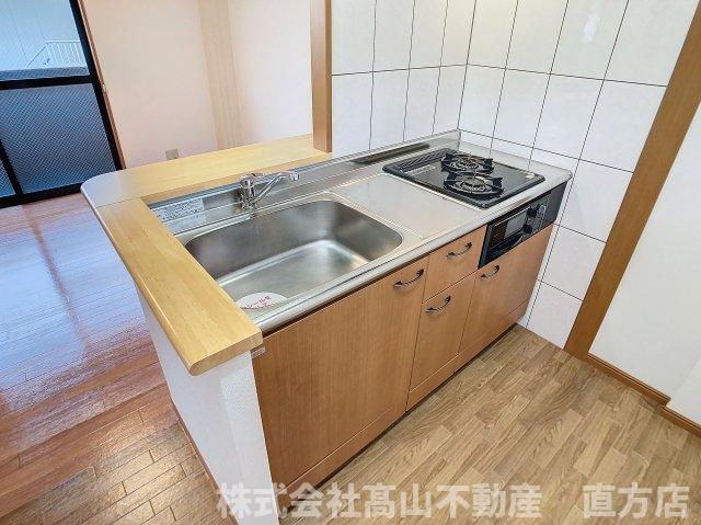 ＪＲ筑豊本線 勝野駅 徒歩59分 2階建 築19年のキッチン写真