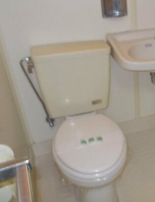 西武新宿線 上石神井駅 徒歩10分 2階建 築39年のトイレ写真