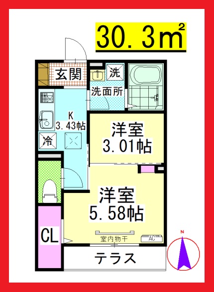 DL蒼の杜 空の間取り写真