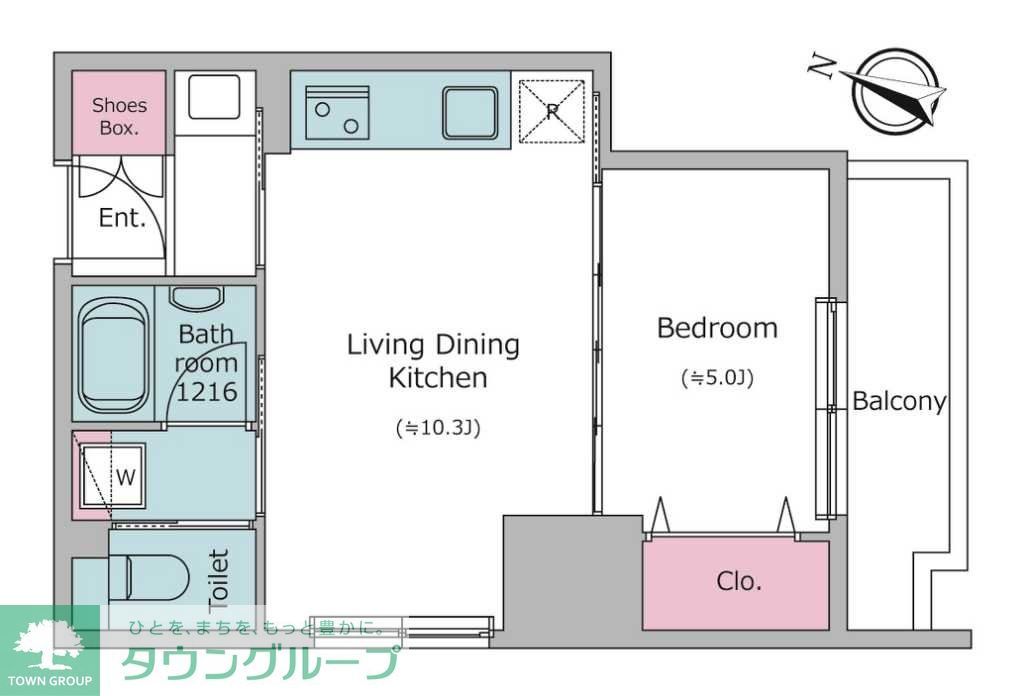 クロスレジデンス日本橋本町の間取り写真