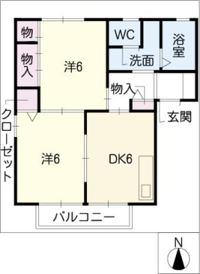 ソレイユD・E・F棟の間取り写真