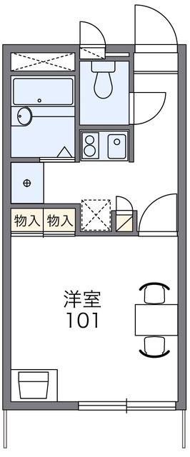 レオパレスMAIの間取り写真