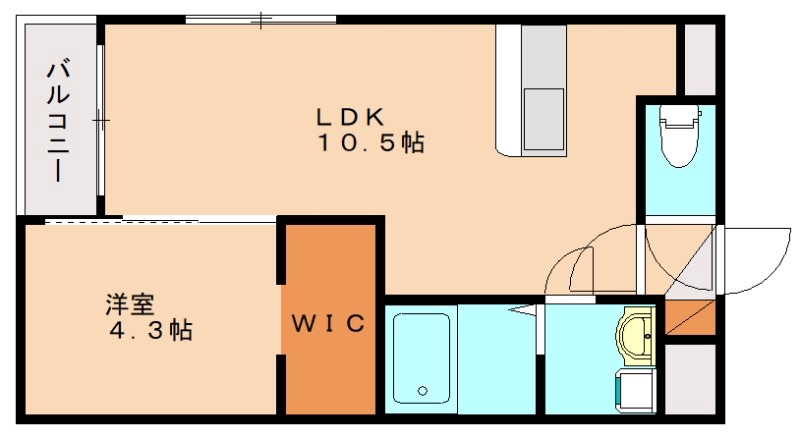 Crecia和白東IIIの間取り写真
