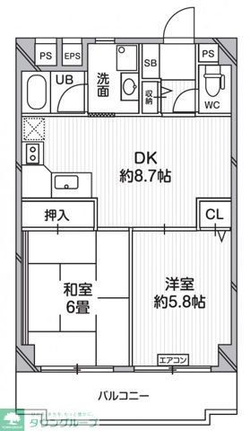 T’s garden一橋学園の間取り写真