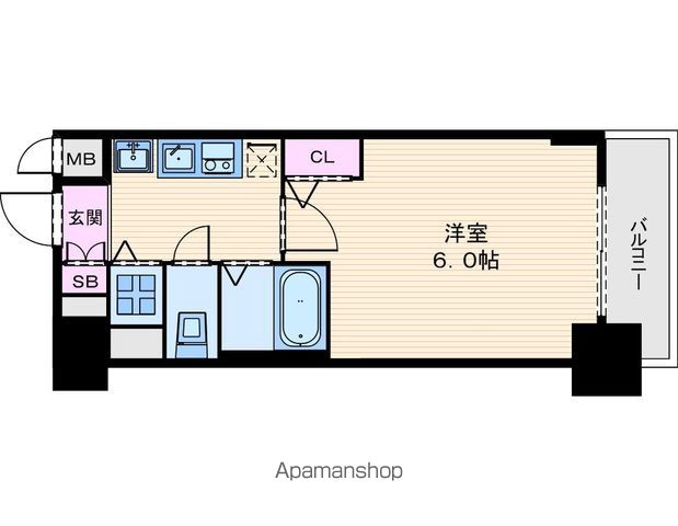 プレサンス谷町アルファの間取り写真