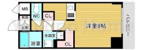 阪神本線 西宮駅 徒歩2分 10階建 築10年の間取り写真