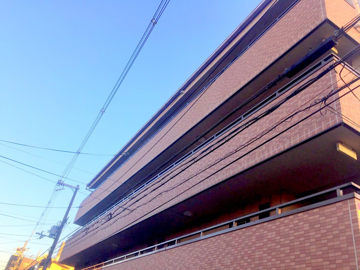 大阪市平野区喜連西のマンションの建物外観