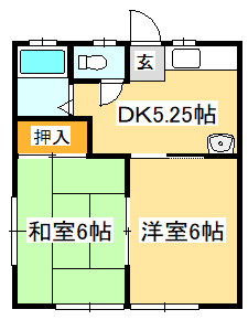 アルス若林の間取り