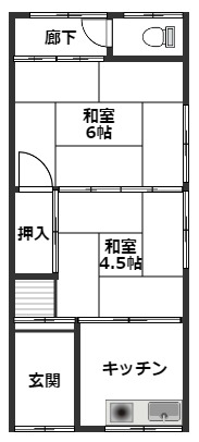 泉南文化の間取り