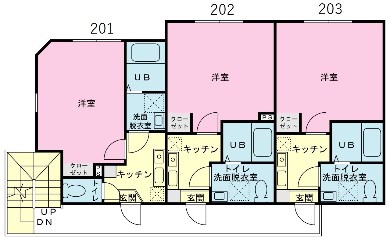 【ショコラメゾン能見台の間取り】