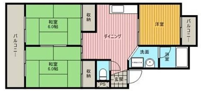 浦里第一マンションの間取り