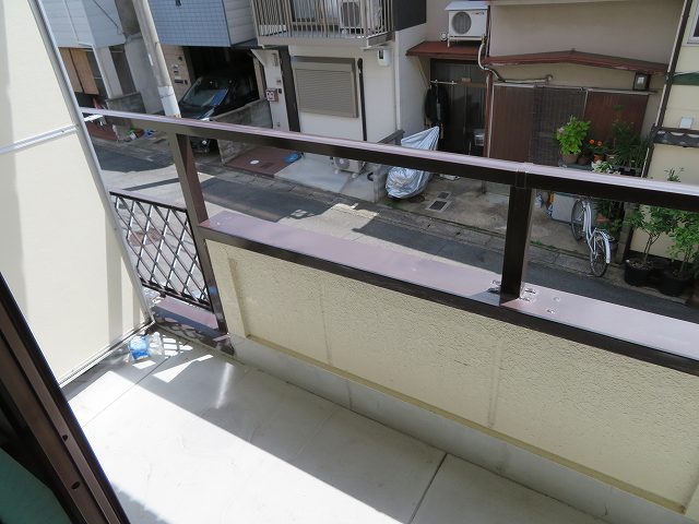 バルコニー　東向きバルコニー　陽あたり良好です